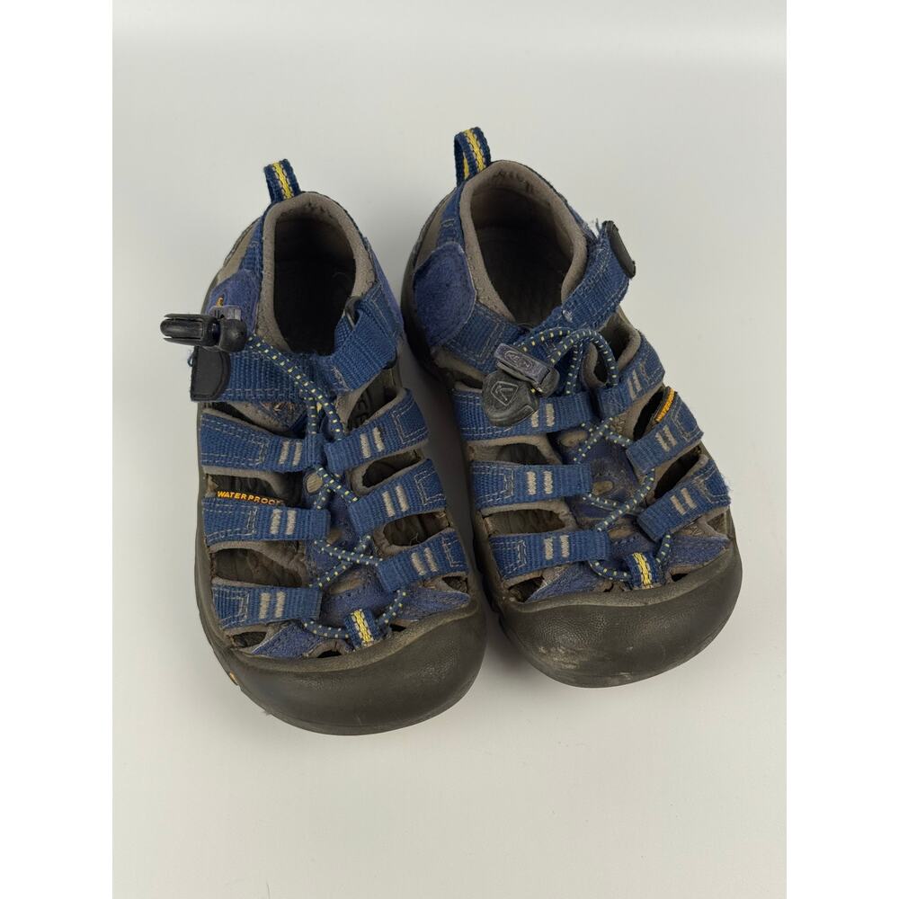 Keen Little Boy Newport H2 Walking Waterproof Sandals Size US10 EU27.5 Blue